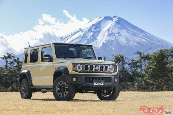 見ているだけで心がワクワクしてくるジムニーノマド