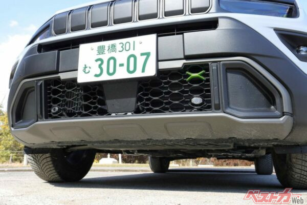 BEVとは差別化が図られたフロント回り