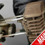 ボーリング作業時に実施すべき「2ストシリンダーポート」の面取り作業