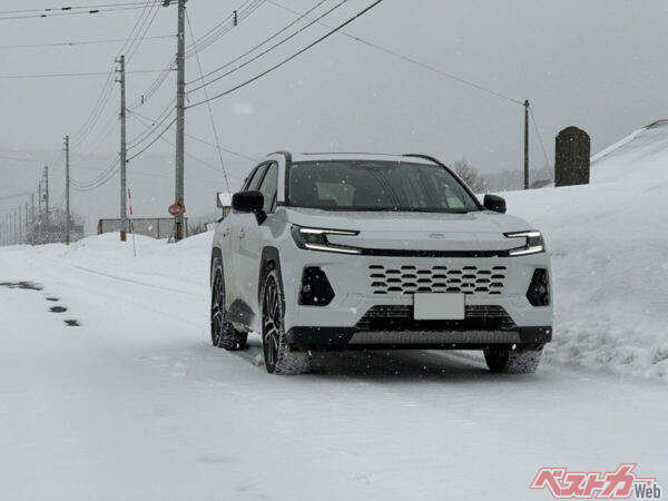 これだけ雪が降ってもシンクロウェザーとの組み合わせで問題なし!