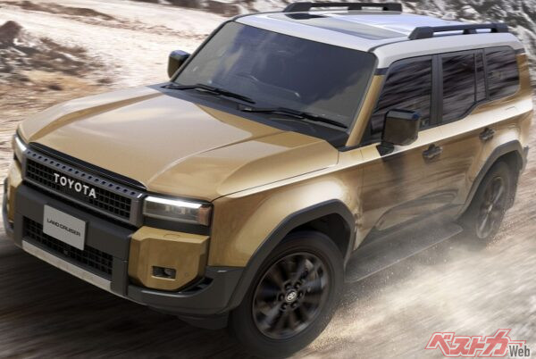 トヨタ「ランドクルーザー250」全長4,925mm・全幅最大1,980mmという迫力あるボディサイズ。存在感は抜群だが、都市部では取り回しを意識する場面もある