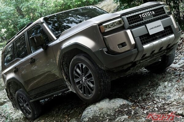 ランクル250は渋滞時支援機能「アドバンスト ドライブ」を設定。先進装備の充実度は上級SUVらしさを感じさせる