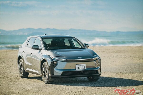 2025年10月に大幅改良を実施したbZ4X。BEVの平均値を劇的に高めた1台