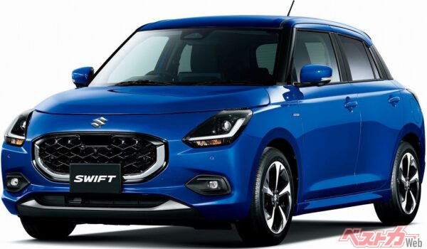 こちらも価格設定がバグっている、スズキ「スイフト」。172万7000円からと、いまどき珍しい100万円台。デザインが欧州車っぽくてよい