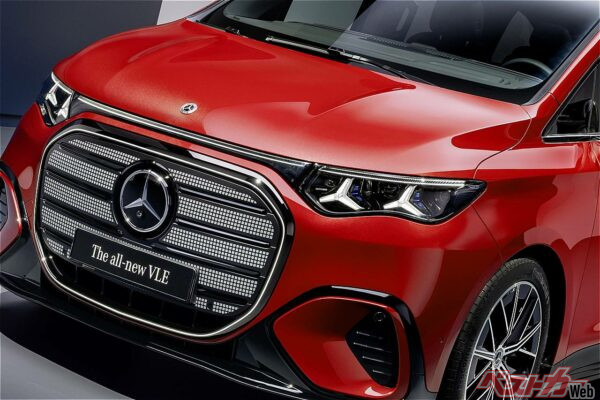 アルファードへ刺客!? デカグチ顔がド迫力!!! ベンツVクラスの後継「新型VLE」が堂々デビュー!!!