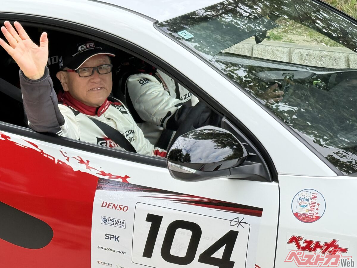 "Welcome Morizo-san!" Toyota Chairman Akio Toyoda's Rally Comeback Brings Smiles to Okinawa!
