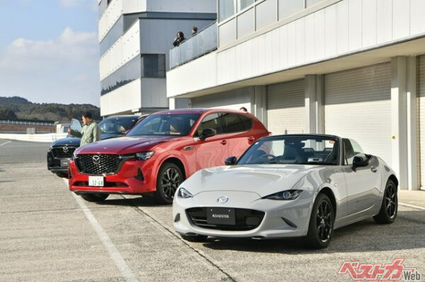 国内販売モデルはロードスター、CX-80、CX-60、CX-5に試乗できたぞ