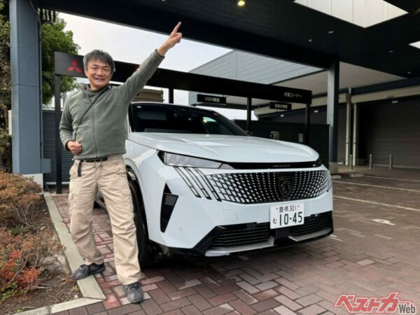 意気揚々と東名高速用賀インターを出発する前の筆者