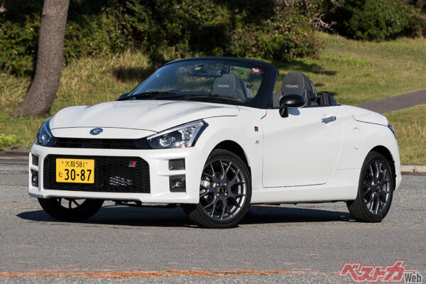 竹岡 圭氏のおすすめトップは2026年3月で販売終了となるダイハツ GRコペン。特にGRは走りが際立つ