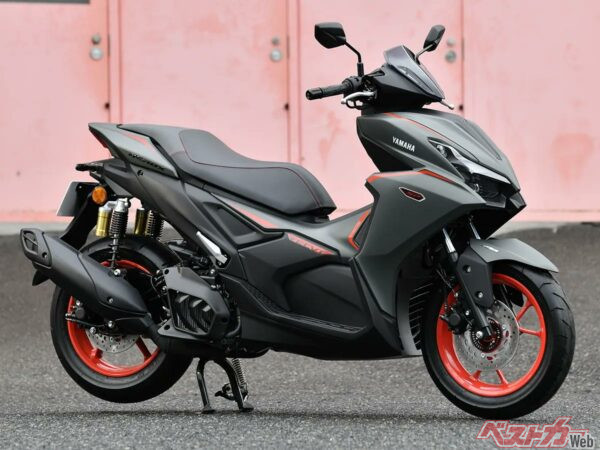 ヤマハ155ccスポーツスクーター「アエロックス」国内発表！ YECVT装備の「ターボ」で超加速体験！？【大阪モーターサイクルショー】