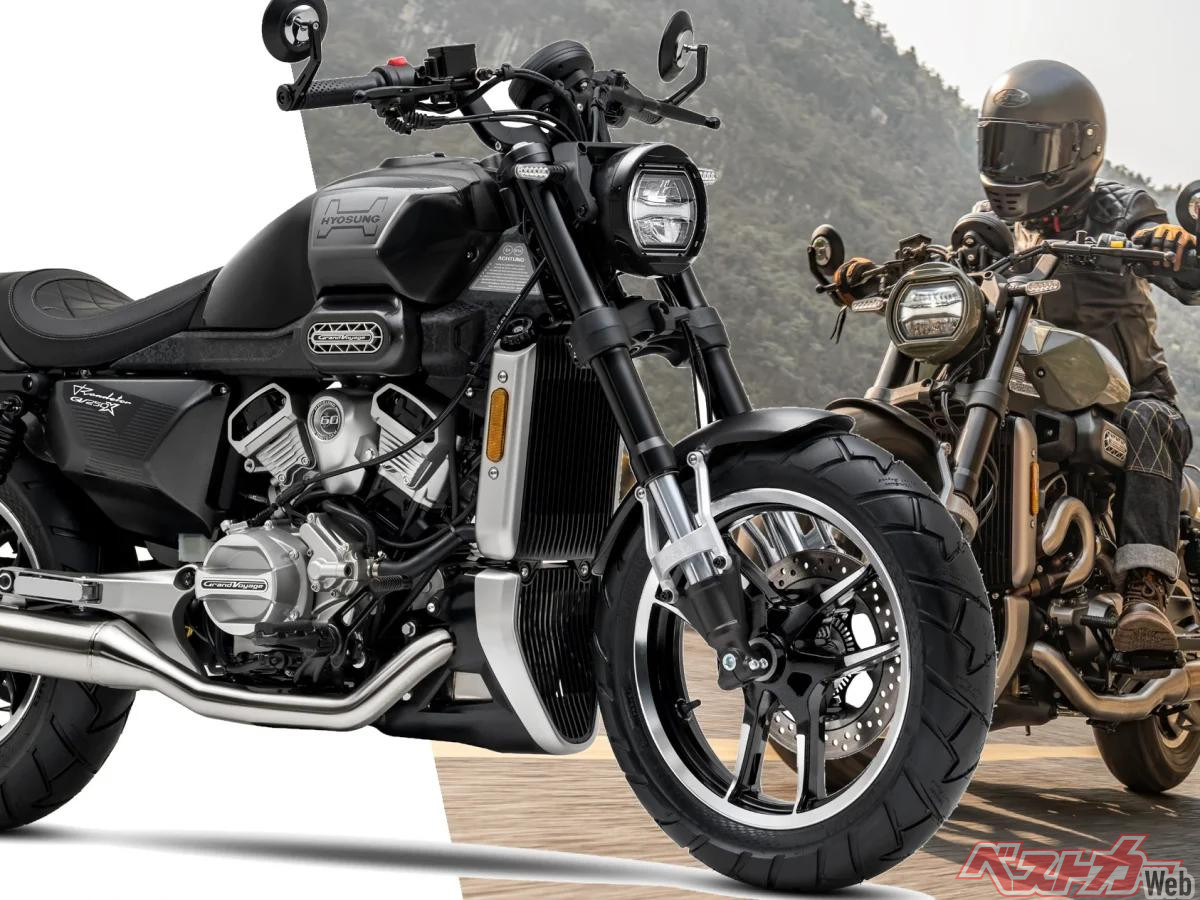 値引き交渉可‼️ヒョースンGV250 エンジン一発始動‼️ 新車】この迫力で250！ヒョースン新型「GV250Xロードスター」6月発売