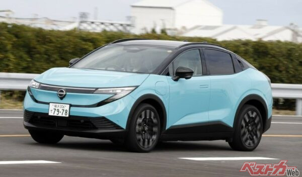 最新型のリーフB7。SUVテイストとなったことでデザインに新しさが感じられる