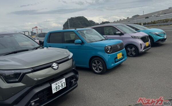 8台の電動車に乗って何を感じたのか？