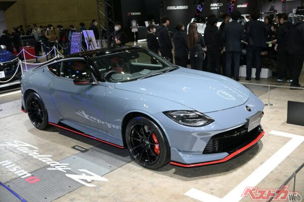 2026年のオートサロンで出展されたZ NISMOのMTモデル。ZにはMTのグレードもあったものの、NISMOには設定されていなかった