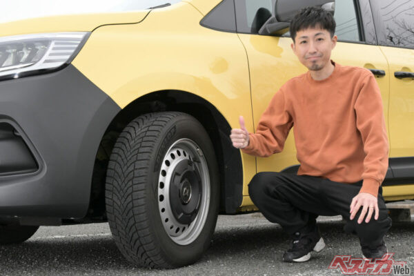 シンクロウェザーを装着して大満足の高瀬さん