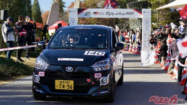国沢氏が2025年シーズンに全日本ラリーやラリーチャレンジに参戦したミライースターボから得た知見が生かされている