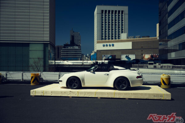 アメリカのレストモッド集団であるガンサーワークスのマスタースピードスターも来日