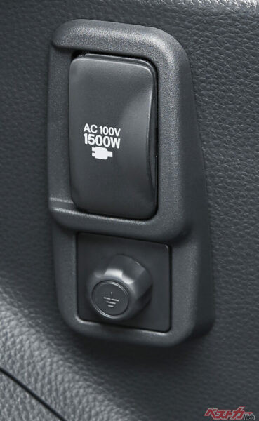 アクセサリーコンセントはキャンプや災害時にとても役立つ