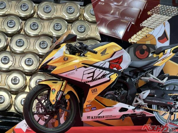 D.I.Dが公道可の鍛造チェーンを発売！& EVAレーシング新作「零号機」イエロー×シルバーの新製品に大注目【東京MCショー】