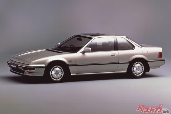 ホンダ プレリュード（3代目）。1991年に4代目、1996年に5代目が登場し、終了。2025年、24年ぶりに6代目が復活し、往年のファンと新しいクルマ好きを沸かせた