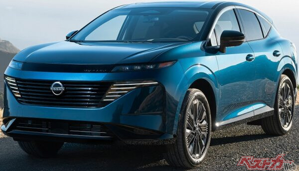 最新の日産デザイン「デジタル・Vモーション」を採用。北米市場を主戦場とするモデルらしく、存在感の強いフロントフェイスに仕上がっている