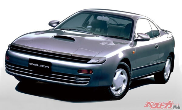 トヨタ セリカGT-FOUR。竹岡氏が入手したラリーパッケージはアルミホイールや快適装備を省いた軽量で安価なグレード（写真は通常のGT-FOUR）