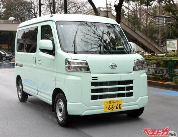 ダイハツ、トヨタ、スズキが共同開発した軽商用BEV、ダイハツe-ハイゼットカードは35万6000円、スズキeエブリイは56万8000円、トヨタピクシスバンは58万円と補助金額に差が出た