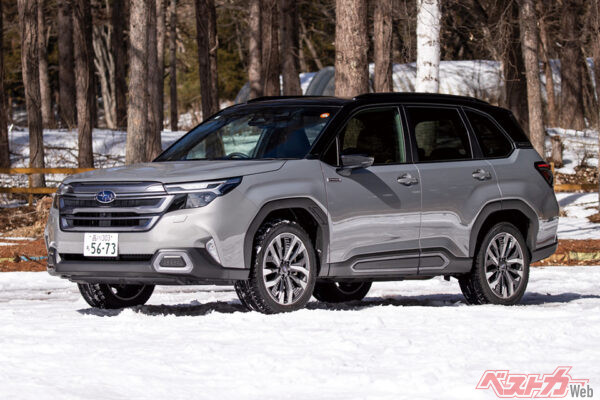 C型ではボディサイドの「e-BOXER」のオーナメントを廃止し、スッキリとした見た目に（写真は従来型）