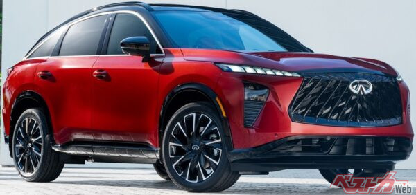 2026年3月27日に発表となったINFINITI新型QX65。かつてFXは「SUVのGT-R」と呼ばれるモンスターSUVだったが、SUVとしてGT-Rが復活する路線もありうるか？