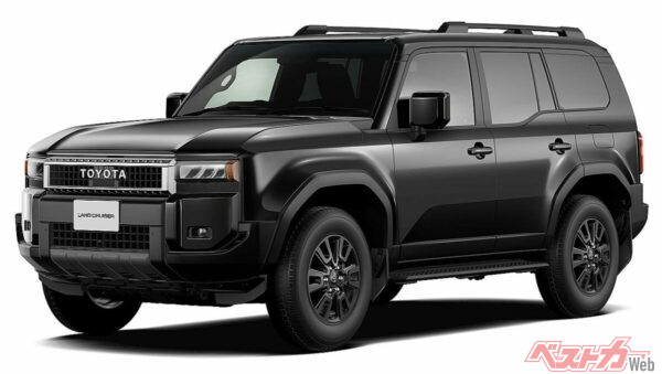 一部改良されたランドクルーザー250。VX新色のニュートラルブラック