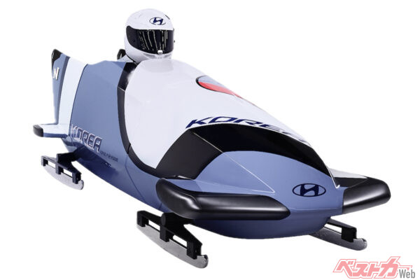 ヒョンデは2018年平昌五輪にむけてボブスレーの開発に参入。胴体部分にWRCのマシンにも使用される炭素繊維強化プラスチックを使用