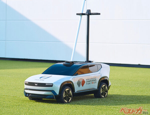 円盤投げやハンマー投げなど、投てき競技の用具回収&運搬に貢献した