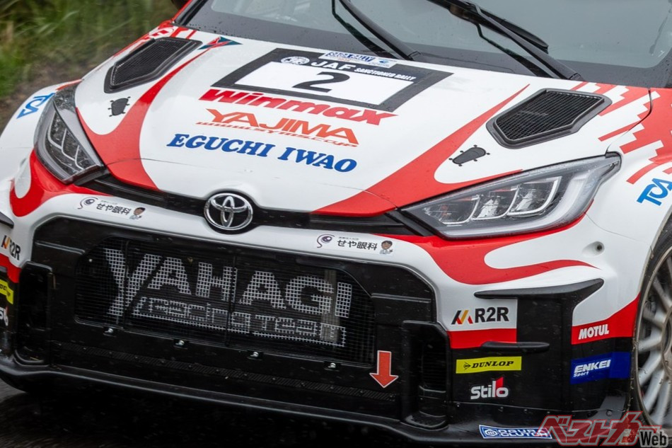 Arai Takes GR Yaris Rally2 to Victory on Rainy Saga Rally Day 1!