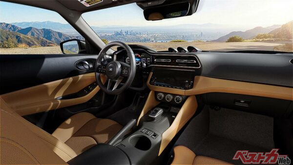 北米パフォーマンスグレードの追加されたタン内装。日本仕様でも期待できる！