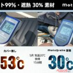 もう座る時にコワくない!?　バイク版サンシェード「MotoBrella」が新たな夏の救世主になるか!?