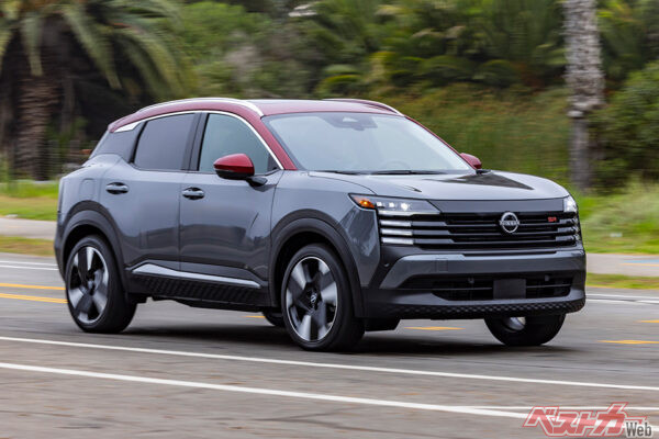 角ばった筋肉質なスタイリングが特徴の新型日産 キックス