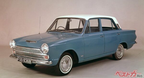 フォード コルティナ。生産はイギリスフォード
