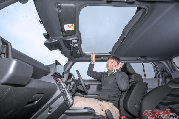 最近のBEVの流行を先取りしたかのようなスカイフィールトップはタフトだけの魅力だ