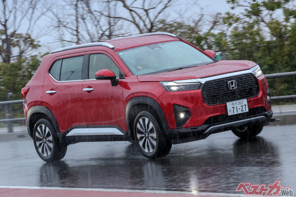 2024年登場のホンダ WR-V。インドで生産され日本に輸入されるコンパクトSUVだ