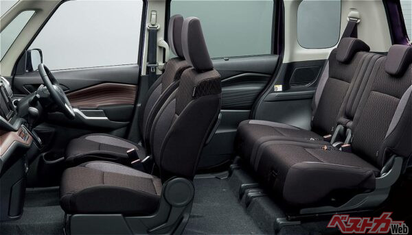 広々したソリオの室内には驚くばかり