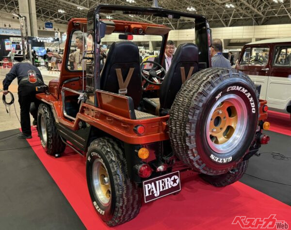 パジェロ登場前夜にお披露目されたパジェロI。この無骨な感じがたまらないです!!!