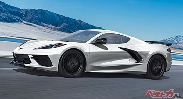 シボレー コルベット。LT2エンジンは6156ccのV8・OHV。502ps、637Nmを発揮する