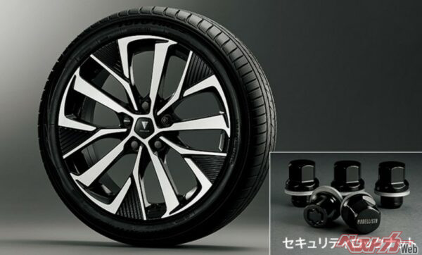 18インチアルミホイール+タイヤセット。1台分29万9200円。18×7J＆215/45R18