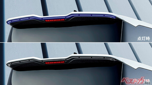 イルミルーフスポイラー。9万3500円。塗装済み