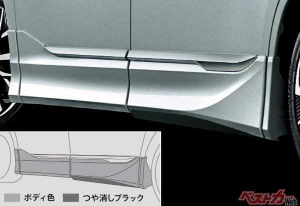 サイドスカート。ユニバーサルステップ付き車。9万200円