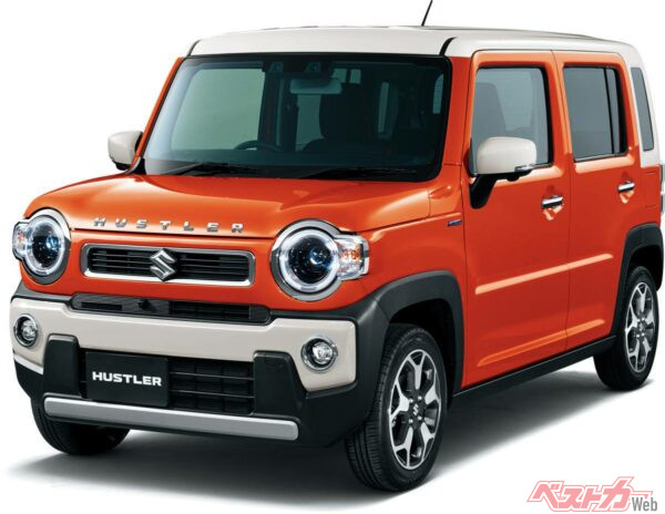 ハスラーといえばオレンジなどの明るいカラーが自慢だったのに、、、