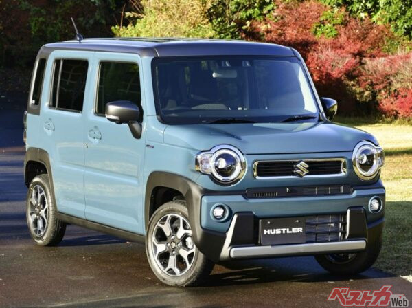 ハスラーの誕生により4駆の軽が選択肢として広がり、ジムニーはより攻めた作り込みができた