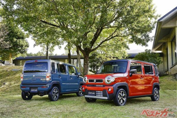 スズキの2代目ハスラー。発売6年目を迎えるも軽の販売第6位(2026年3月)に食い込む人気っぷり!