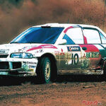 世界の荒野を走り抜けたスリーダイヤ!!　ギャランVR-4からランエボへ！ 　4年連続王者マキネンが日本車に遺した巨大な足跡