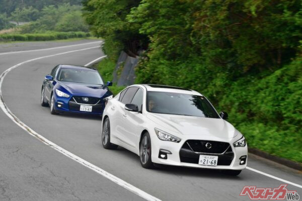 現行スカイラインにおいて、カタログ値では歴代スカイライン最強となる400psを誇る「400R」が追加された